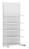 Торговый пристенный стеллаж L=665 мм H=2250 мм
