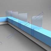 Стойки регистратуры СРПС-5 сборка