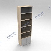 Витрина для вина с полками ЛДСП ВВП-15