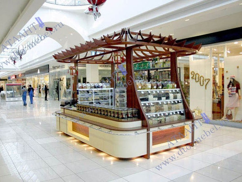 Нестандартные витрины ЛДСП